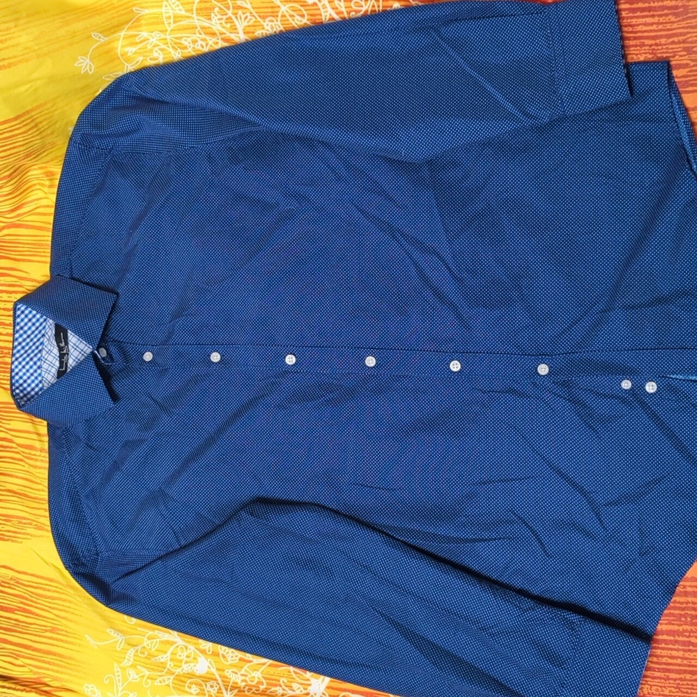 Nicole Miller New York Men's Dress Shirt (Used) Size M 15-15.5